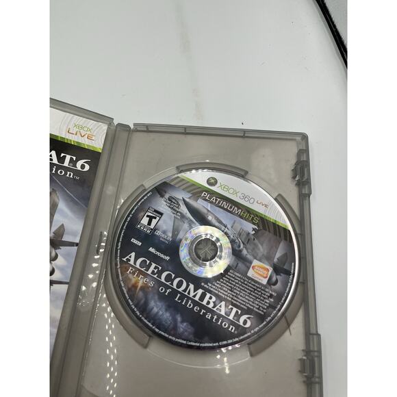 Ace Combat 6: Fires of Liberation (Microsoft Xbox 360) *CIB W/ MANUAL - TESTED* - Picture 6 of 6